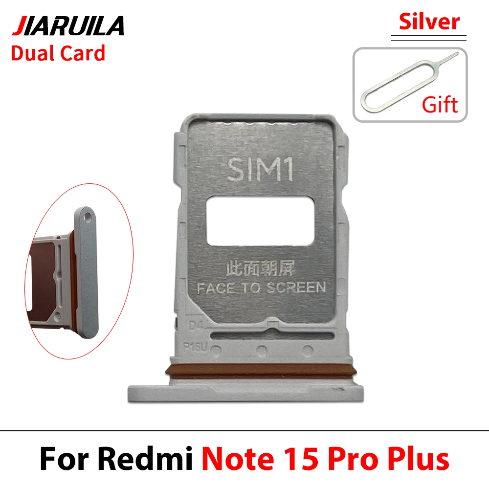SIM-Kartenhalter, Chip-Slot-Schublade, Halter, Adapter, Zubehör, Reparaturteile für Xiaomi Redmi Note 15 Pro Plus (Dual-Karte) – Detail 5