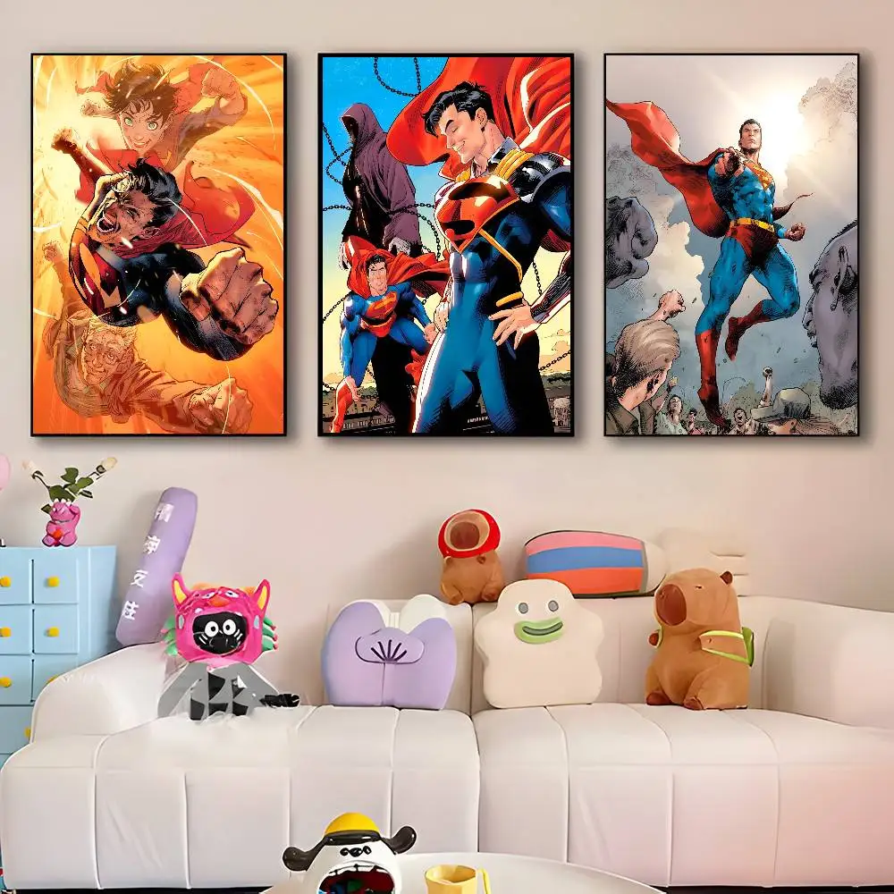 Hot Anime Comic Book Covers S-Super Cartoon man Manga Posters HD Print Vintage Wall Art Decor for Home Study Room