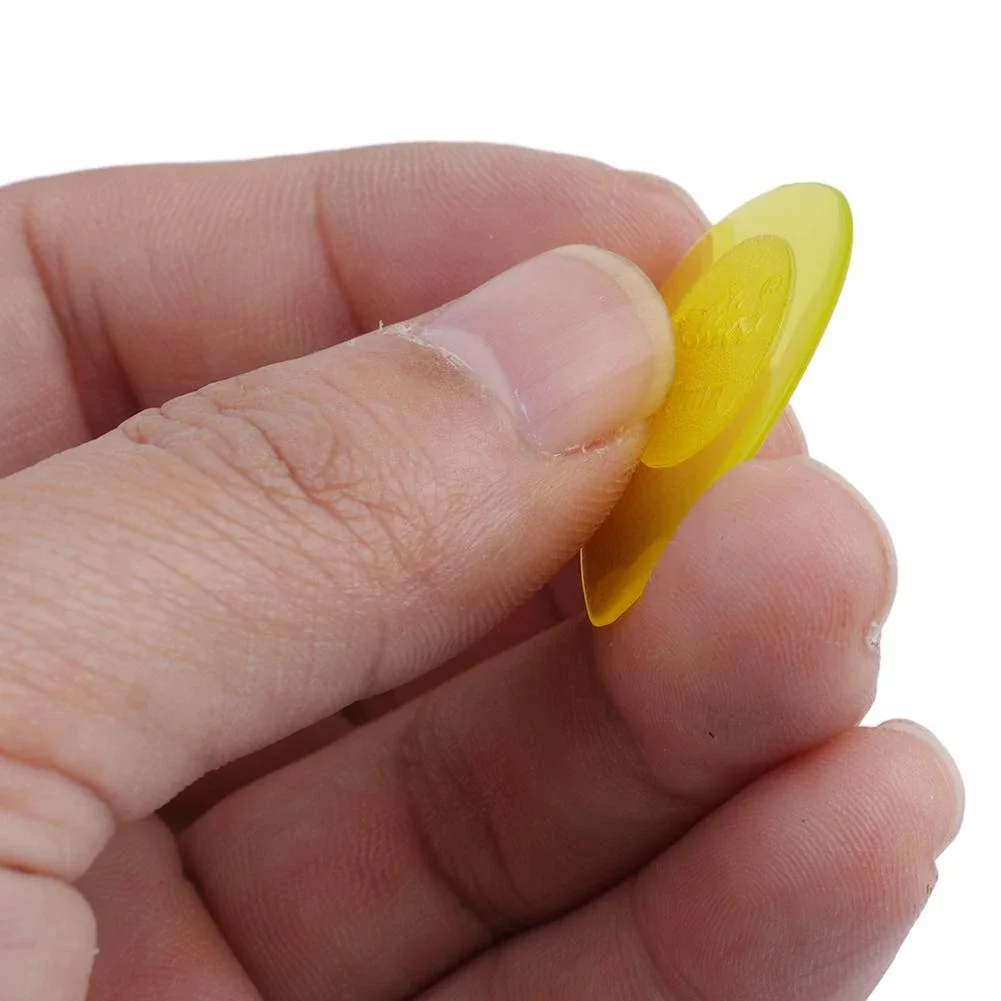 6pcs Alice Guitar Picks Plectrums Large Stubbies Big Smooth 1mm 2mm 3mm For Acoustic Electric Guitar Bass Accessories