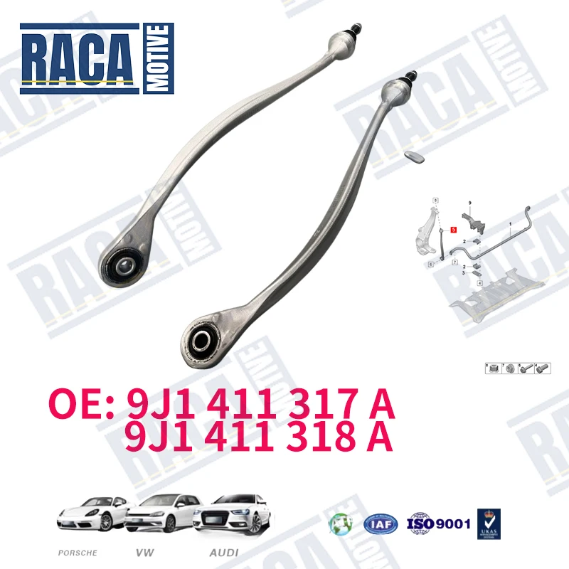 

For Porsche Taycan Y1A Y1B 2019- Front axle Left & Right Sway Bar Link Kit 9J1411317A 9J1411317B 9J1411318A 9J1411318B