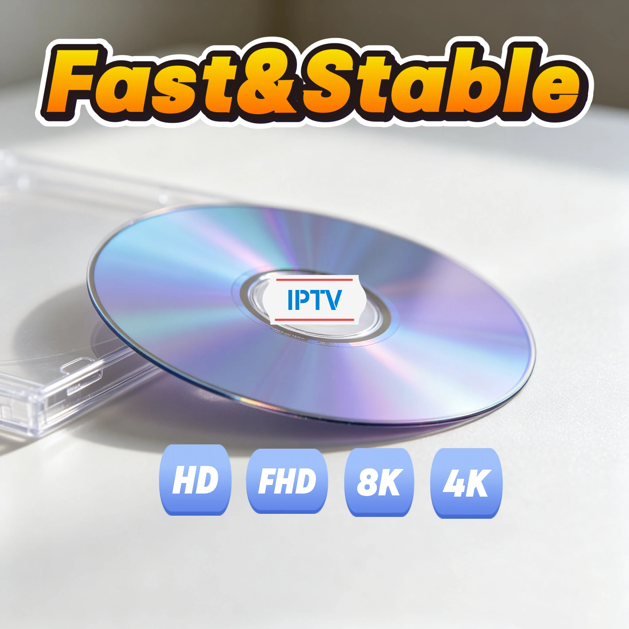 HD 4K IPTV M3U Link With Recordable DVD Disc Stable Streaming For All European Smart Devices