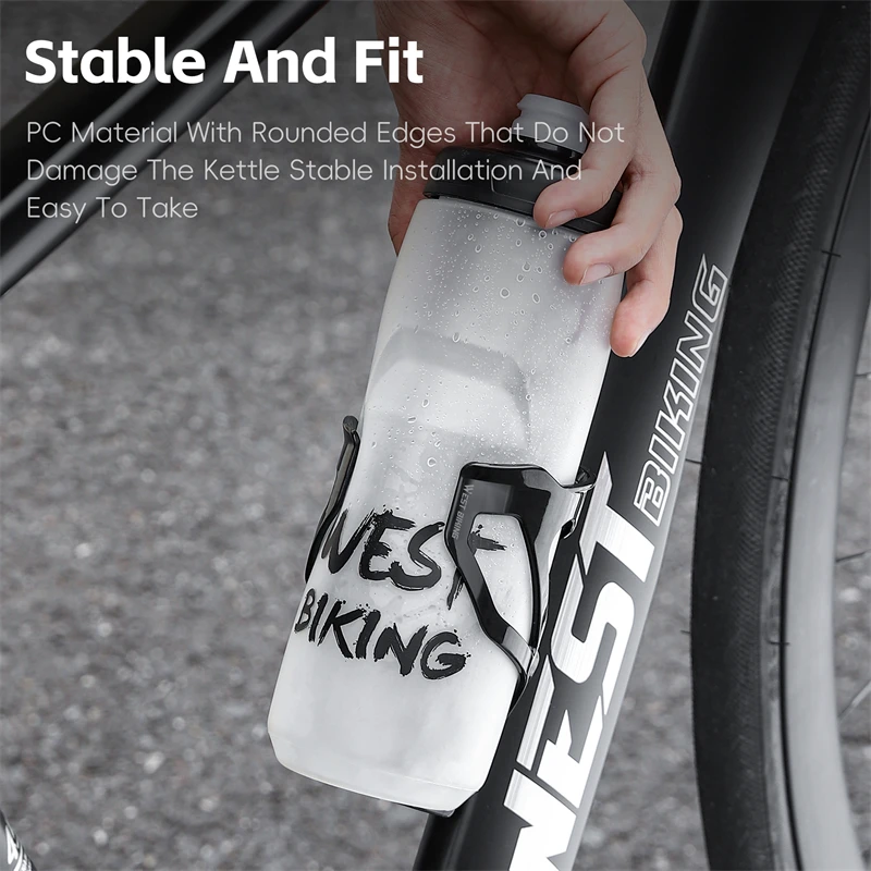WEST BIKING Bicycle Water Bottle Rack Road Bike Airtag Positioning Anti-Theft Bottle Rack Mountain Bike Cycling Water Cup Rack
