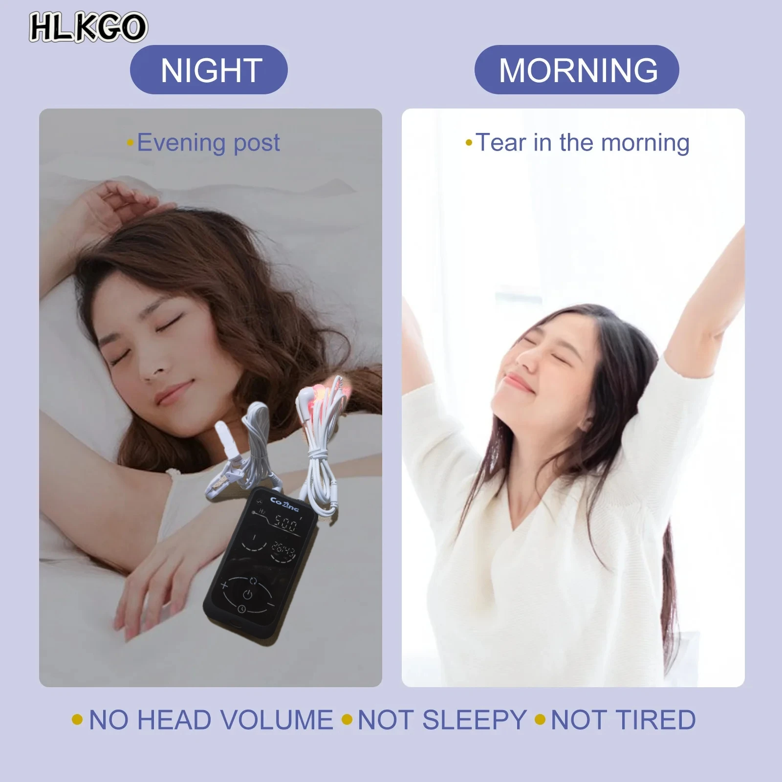 

CES Sleep Therapy Ear Clip - Helps with Insomnia, Anxiety, Stress Relief and Body Relaxation