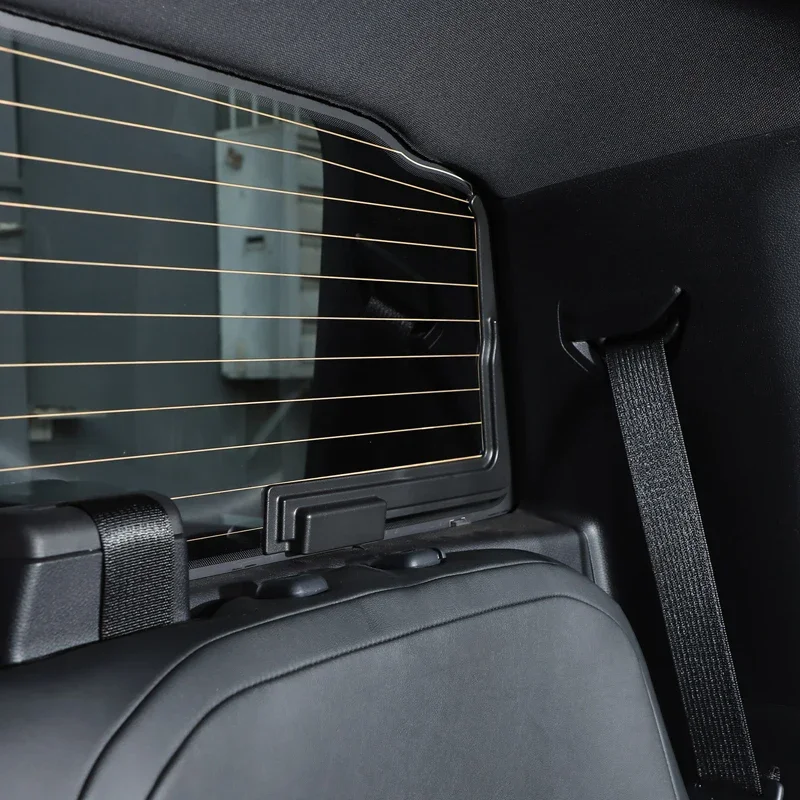 

2Pcs ABS black For Ford Ranger Ranger 2023+ car rear window glass heating wire protective cover sticker decoration accessories