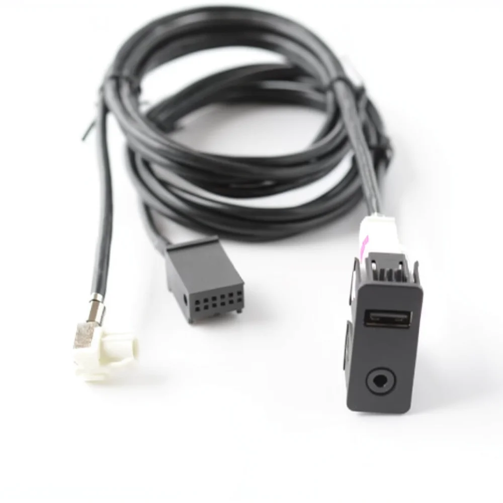 USB AUX Retrofit Cable For BMW Car Audio EVO CCC CIC P Host Wiring Connector Multimedia Connection Hardware