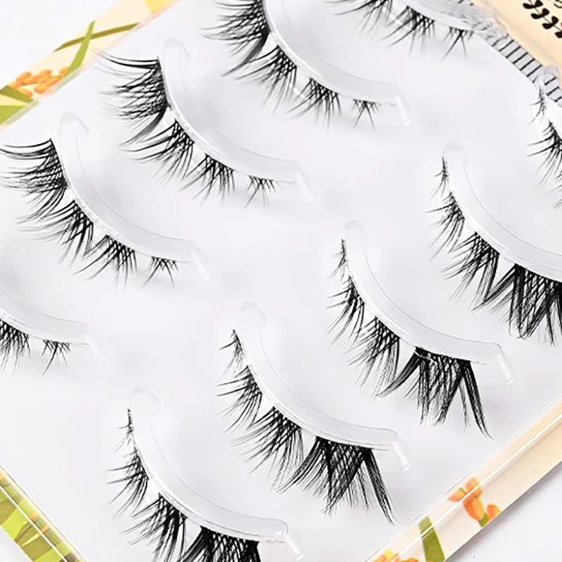 الرموش الصناعية الكورية نمط العروس ماكياج ابنة غنية الجنية الشعر الطبيعي الغني الملونة الثعلب التعادل المائل يطير