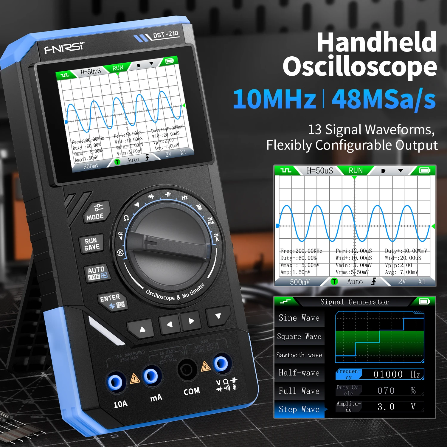 FNIRSI Handheld Circuit Testing Tool, 19999 Counts Signal Monitor, Professional Electrical Diagnostic Gear