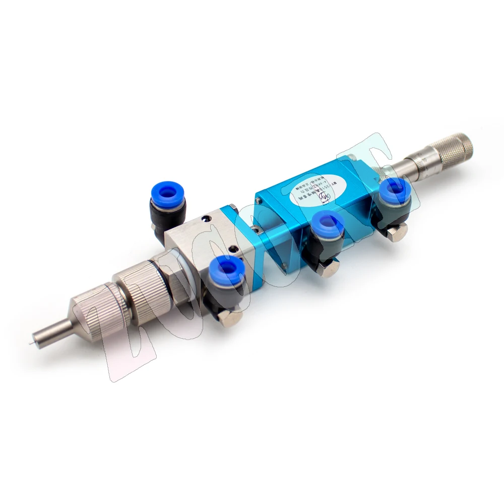 MY3510 Valve de pulvérisation de haute précision, pulvérisateur de colle, vanne de distribution, vanne d'atomisation à points, zone de Distance réglable