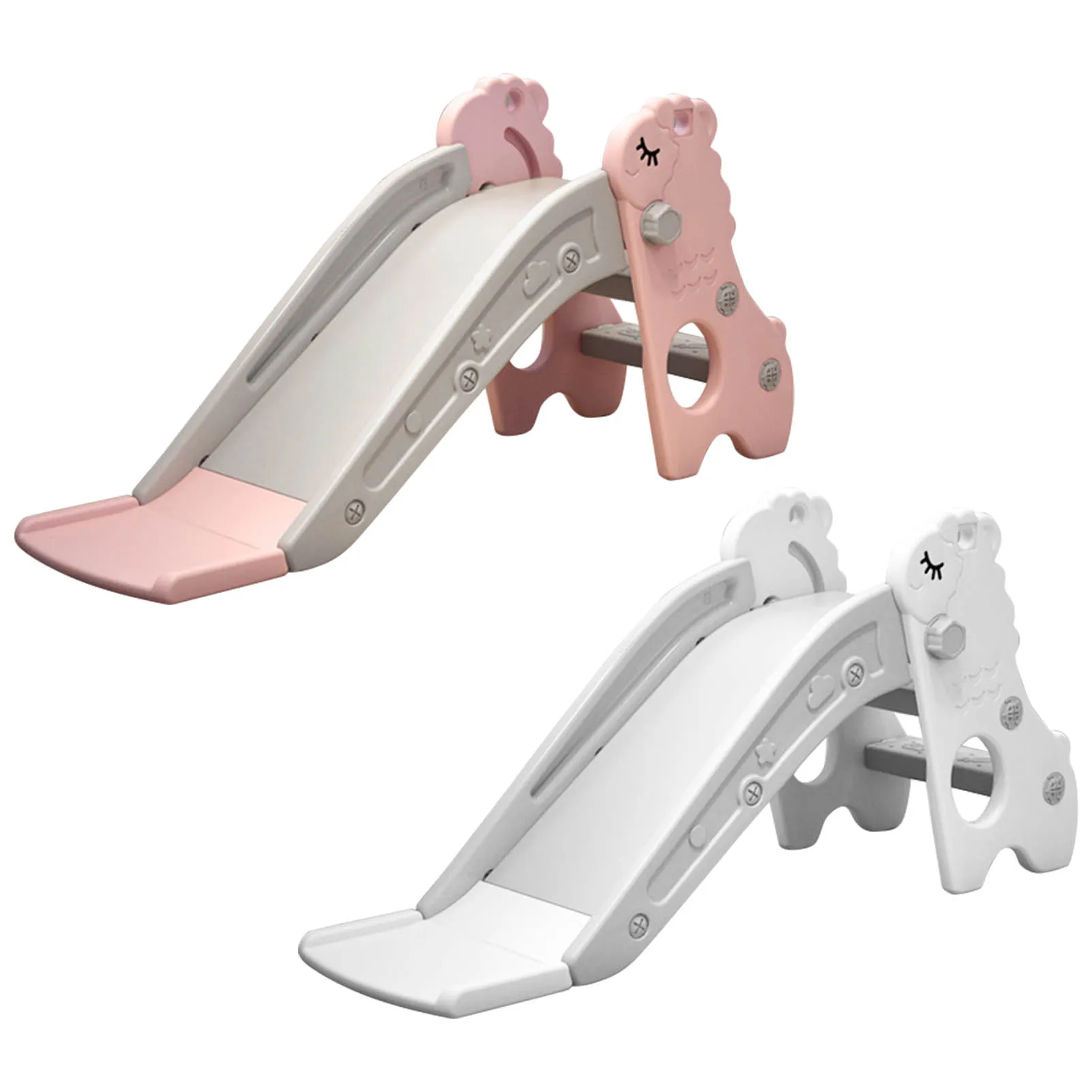 Crianças alpinista jogar slide interior slide forma de ovelha seguro autônomo economia de espaço dobrável para sala de estar para meninos meninas