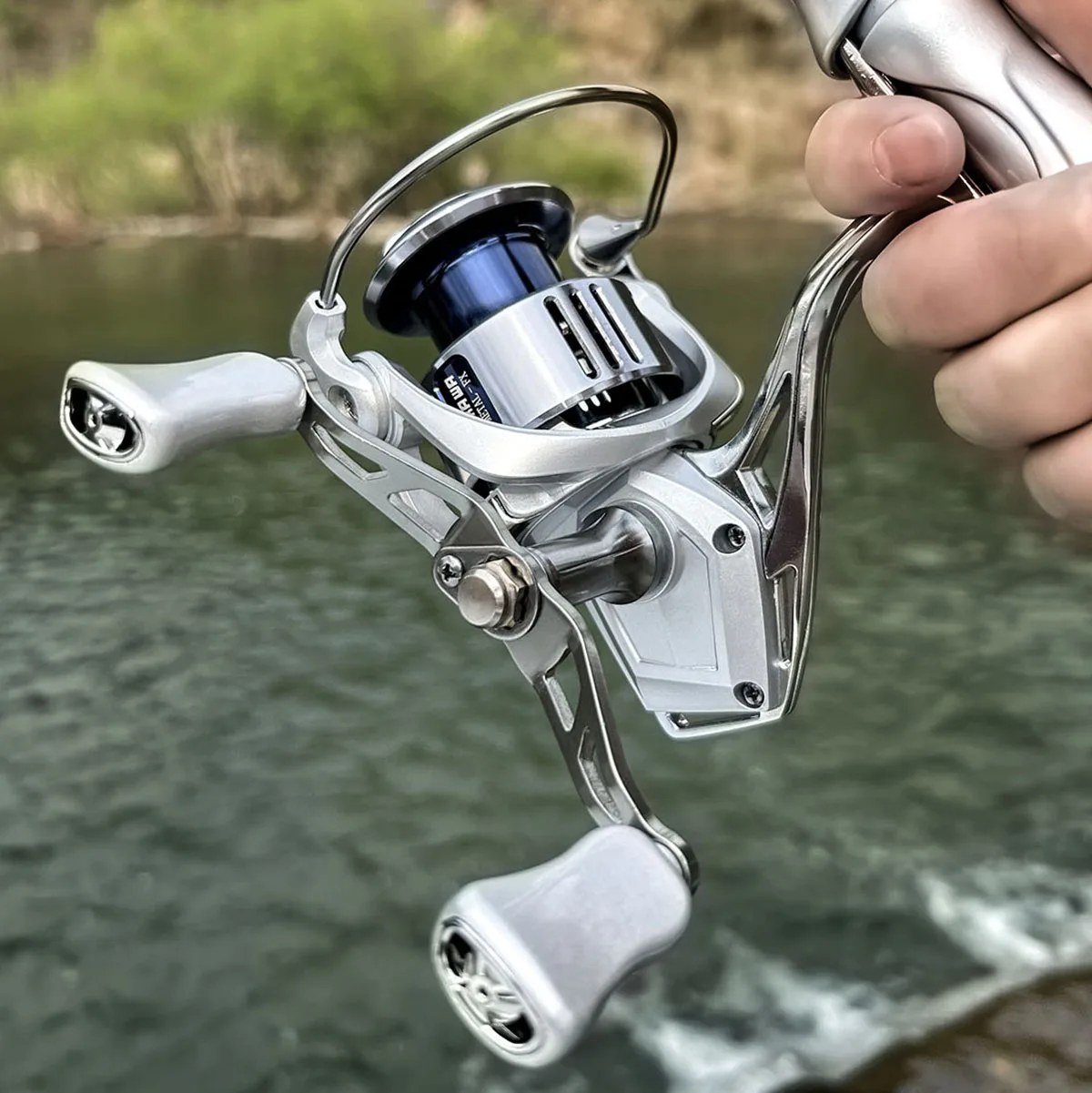 All Metal Rocker Arm/Line Cup/Foot Spinning Fishing Reel Waterproof Designs Stainless Steel Bearings Antirust Wheel 5.2:1Gear Ra