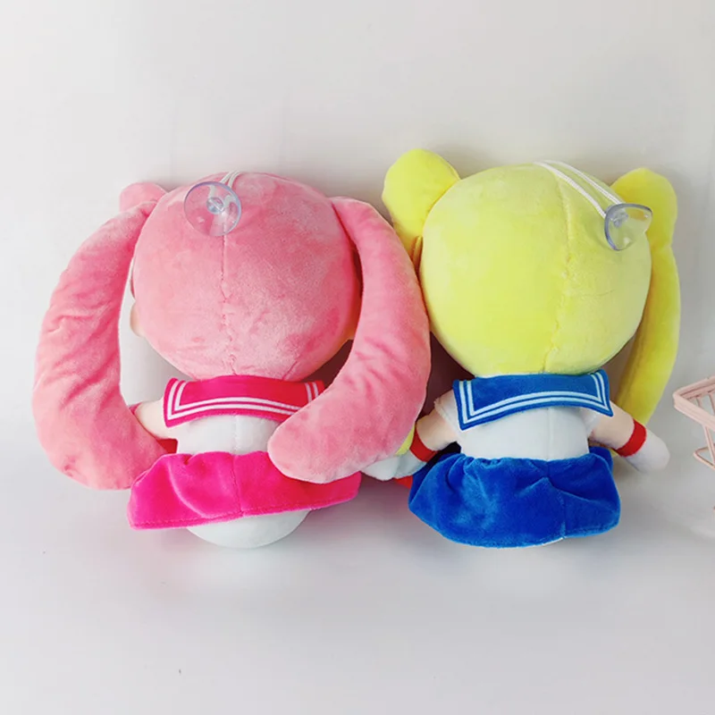 Sailor Moon Plush Toy Cartoon Anime Sailor Chibi Moon Stuffed Doll Kawaii Anime Peripheral Desktop Ornament Friend Birthday Gift - view 2