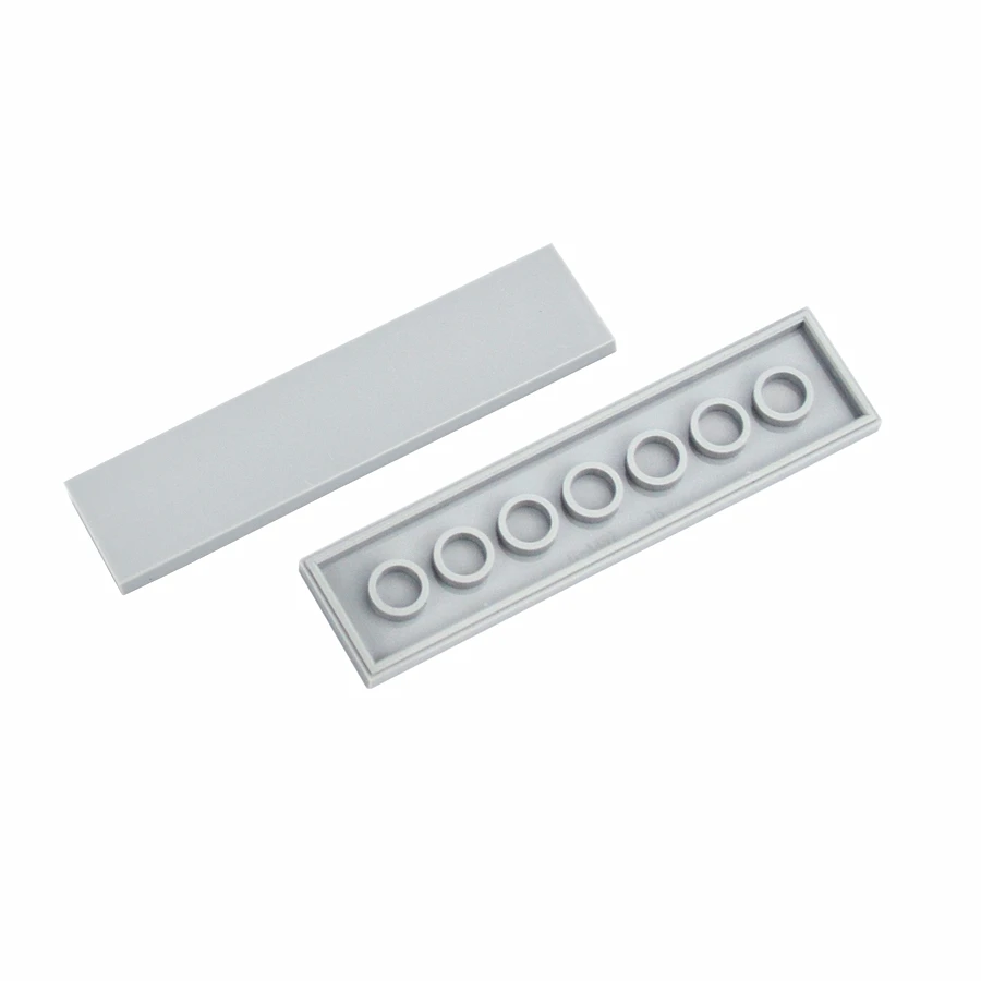 2x8 Fliesen Ziegel 20pcs DIY glatte Bausteine 2x8 Punkte pädagogische kreative Größe Kind Plastiks pielzeug kompatibel mit Marke