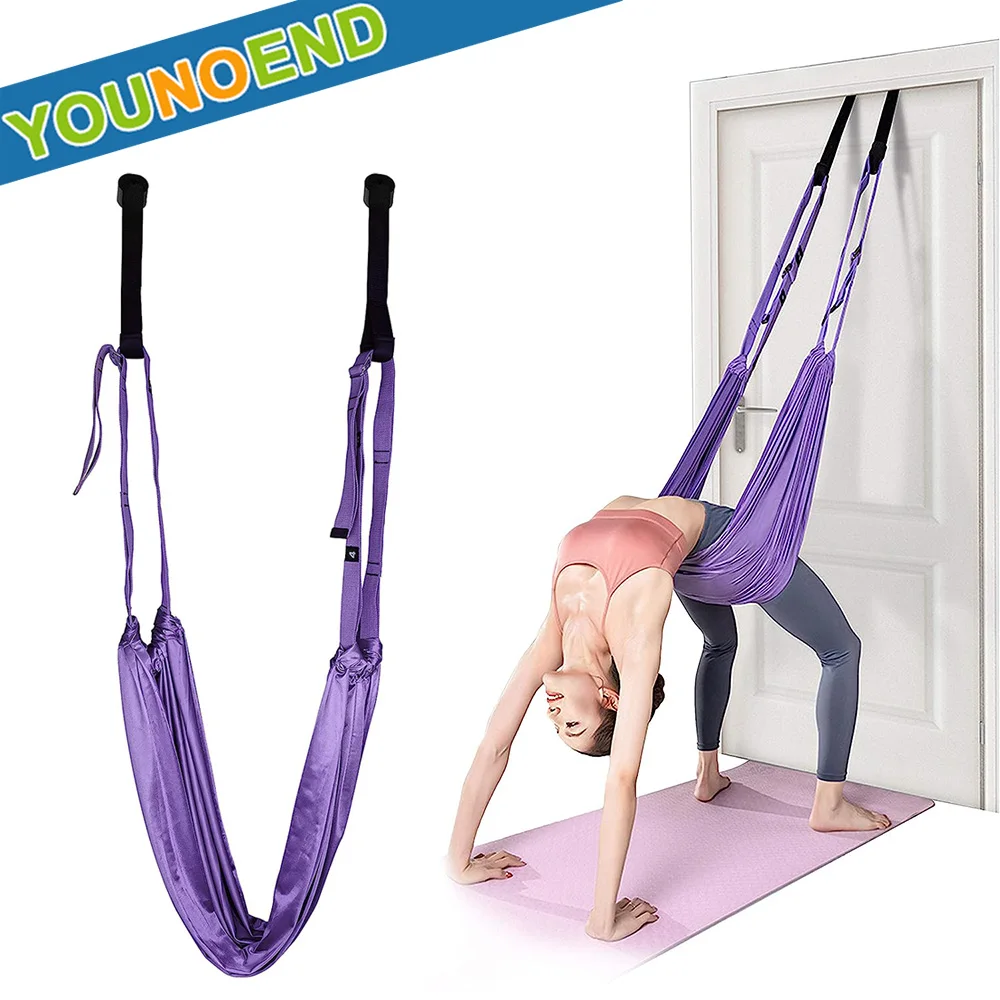 

Adjustable Aerial Yoga Strap Hammock Swing Stretching Strap Anti-Gravity Inversion Yoga Hammock Belts Gym Flexibility Adult Kids