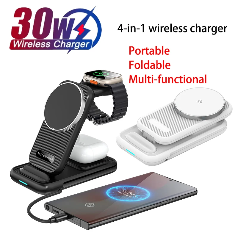 4 In 1 30W Fast Wir… - image