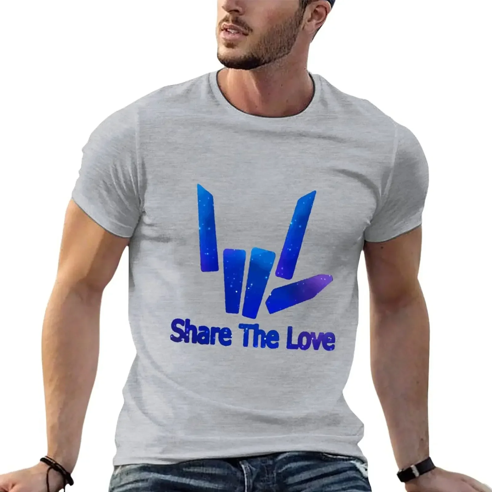 Ragazzi bianchi ragazzi stampa animalier abbigliamento vintage per uomo bambini condividi The Love Galaxy Logo Stephen Sharer t-shirt manica corta