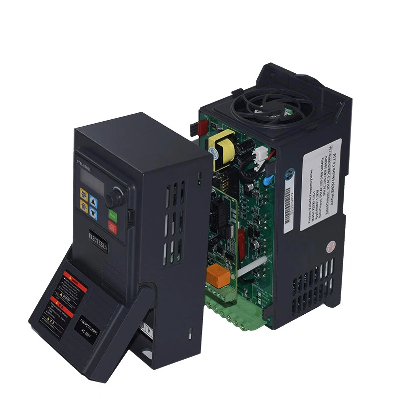 VFD Inverter 0.75kw/1.5kw/2.2kw/3KW regolatore di velocità del motore convertitore di frequenza convertitore di frequenza variabile 1ph/3 fasi 220V