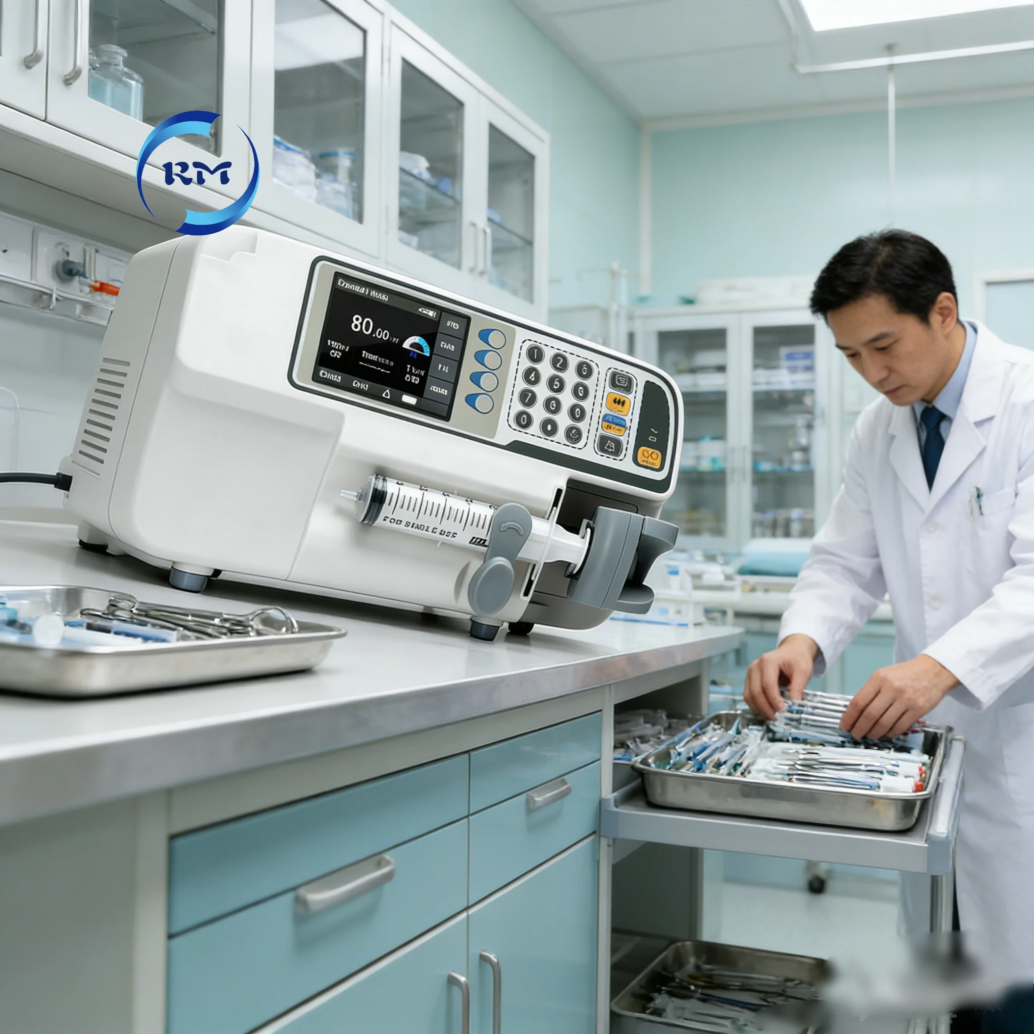 Medical Equipment Portable Medical Syringe Pump for Hospital and Clinic for Human Use