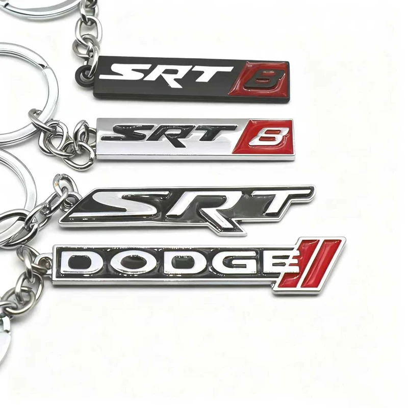 Chaveiro do carro chaveiro titular para srt8 srt 8 dodge charger chrysler jeep grand cherokee wrangler ram 1500 2500