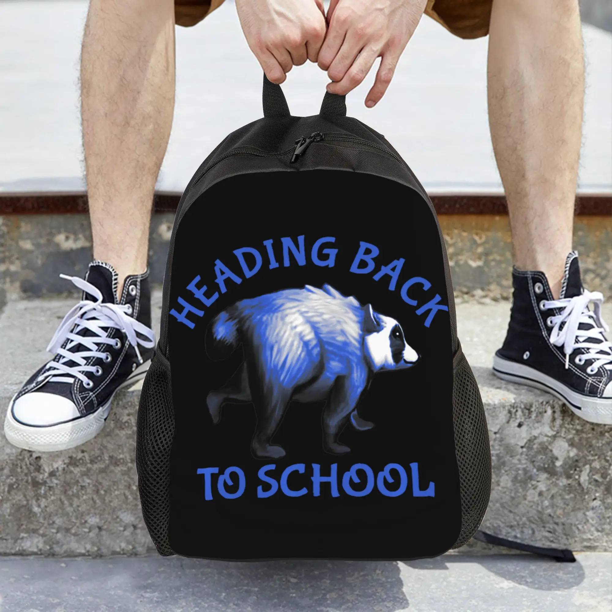 Jimothy Back to School Ok Be Different Trending Animal Backpack Hiking Backpacks Men Custom Breathable School Bags Cool Rucksack