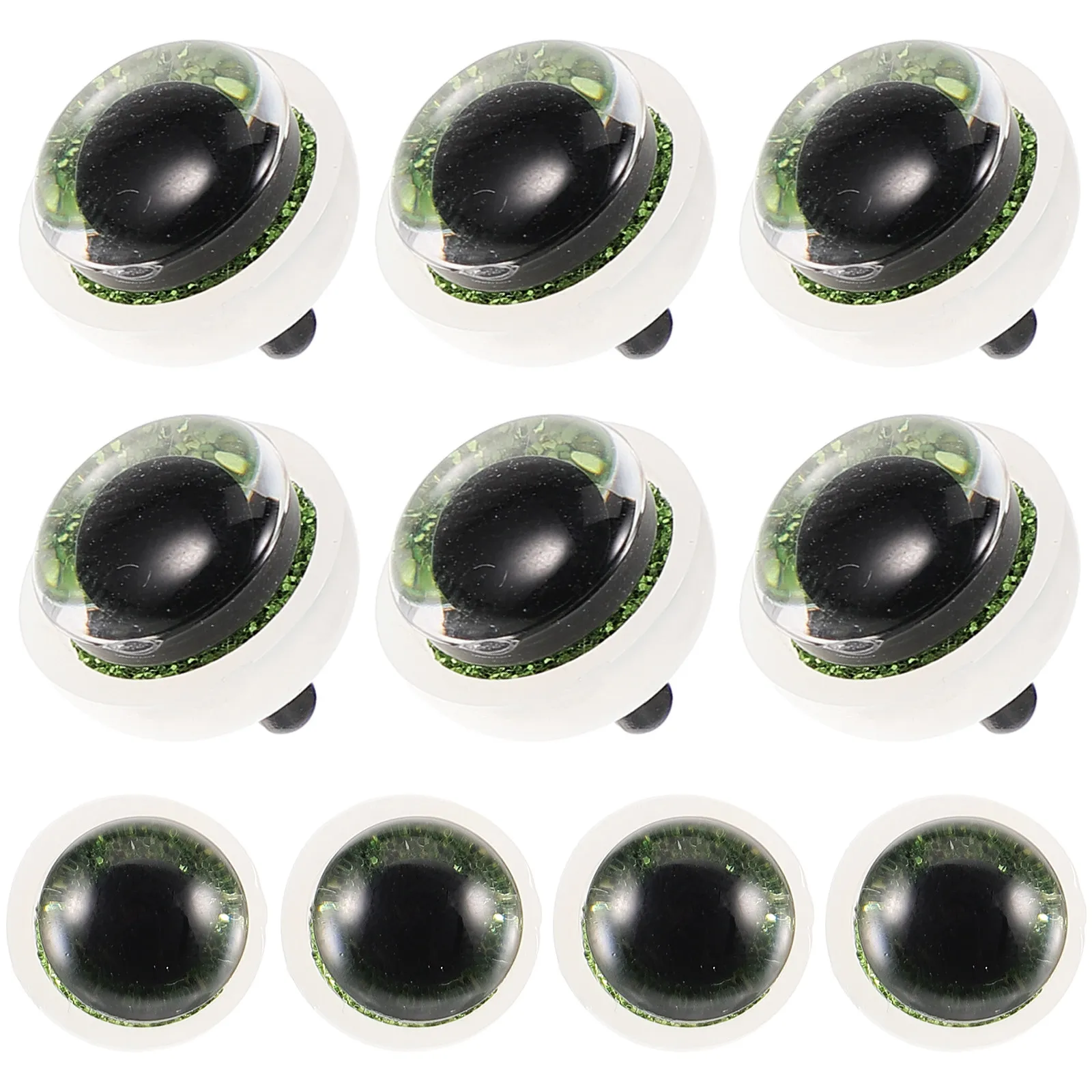 

50Pcs Stuffed Animal Eyes Plastic Safety Eyes for DIY Crafts and Art Projects Making Supplies Parts Fake Eye
