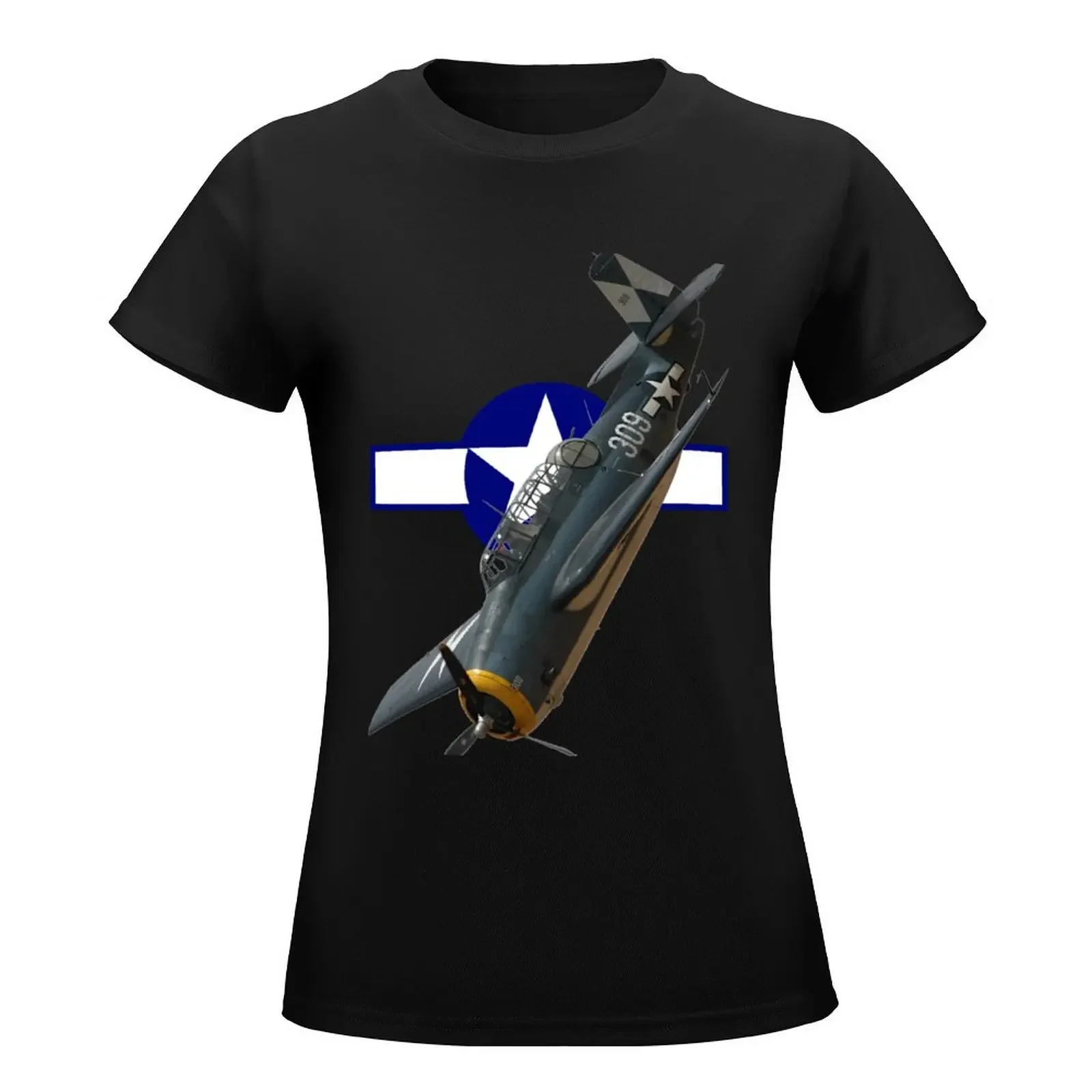 Roundel Design - Grumman Avenger VH-TBM 20091129 T-Shirt hippie clothes Female clothing t shirt Women