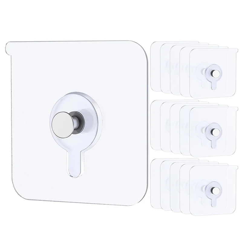 

ABKP-Adhesive Picture Hooks 33 Lbs Load Heavy Duty Picture Hangers Without Nails Adhesive Wall Hooks For Hanging