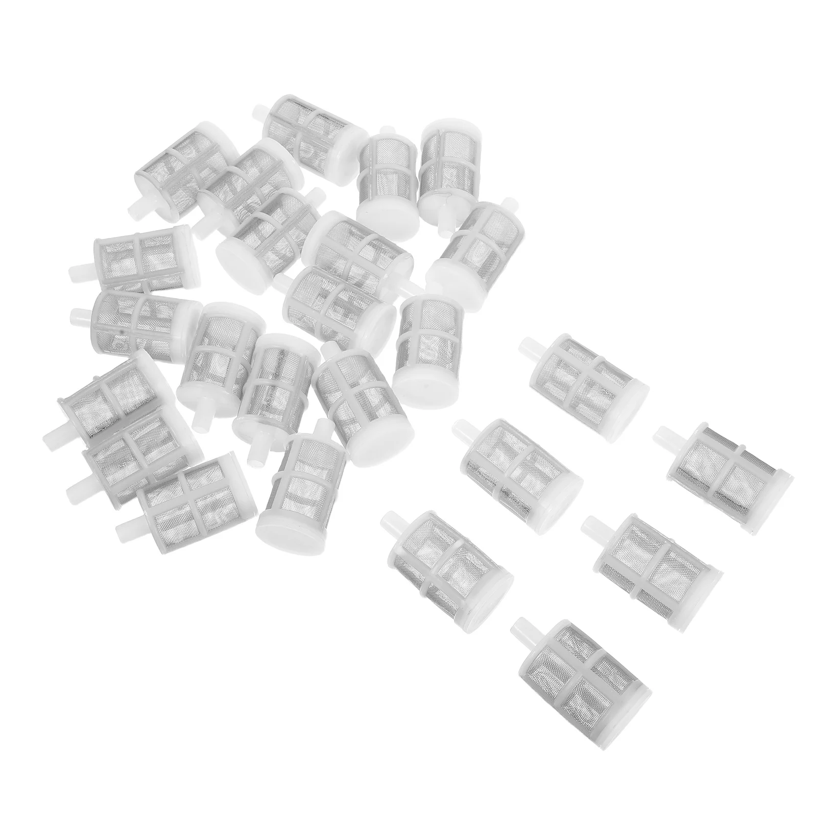 

25 Pcs Garden Hose Strainer Spray Filter Water Pump Sprayer Tank White