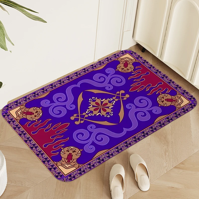 House Entrance Mat Aladdin Bedroom Room Floor Carpet Washable Non-slip Kitchen Living Room Bath Rug Aesthetic Home Decorations