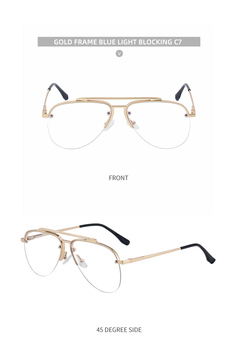 Steampunk Oval Pilot Sonnenbrille Männer 2025, Luxus Marke Vintage Doppel Strahl Sonnenbrille Für Männliche Trendy Punk Metall Rahmen Brillen – Detail 20