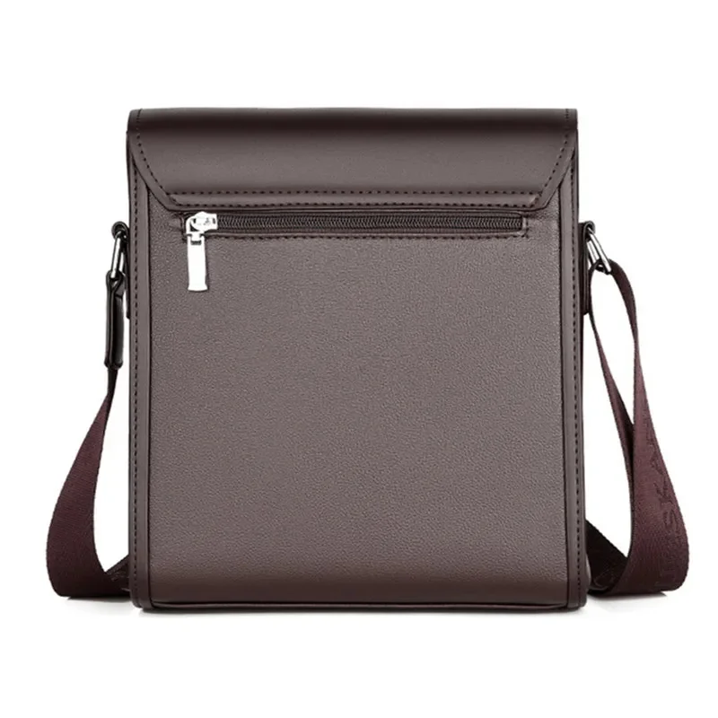 Business Leather Men's Shoulder High Capacity Luxury Messenger Vintage Waterproof Male Crossbody Ipad Bag