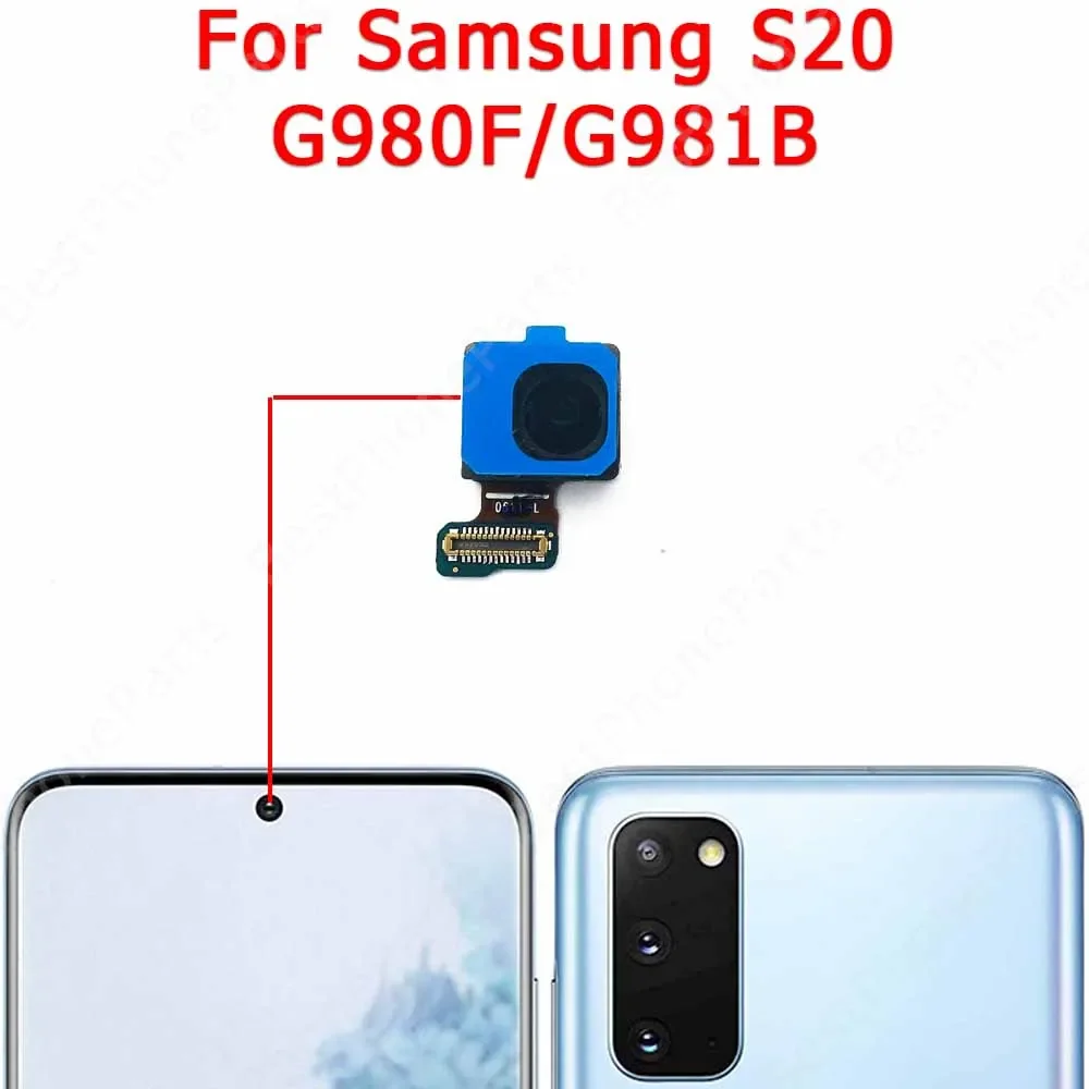 Front Camera For Samsung Galaxy S20 FE S21 Plus S20+ S21+ Note 20 Ultra Facing Frontal Selfie Camera Module Parts