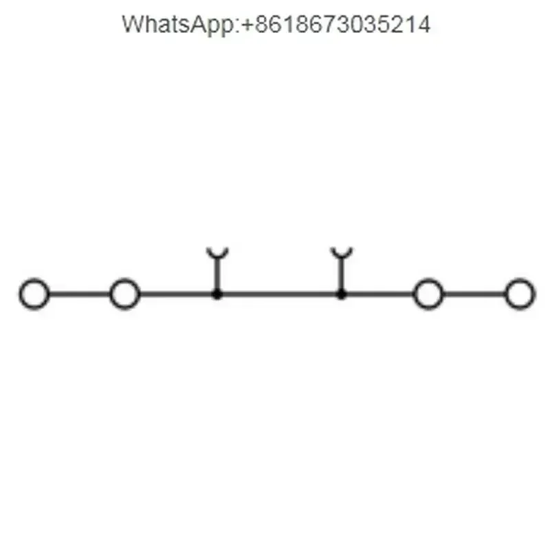 100 Pcs  ZDU 1.5/4AN 1775580000 Terminal Block