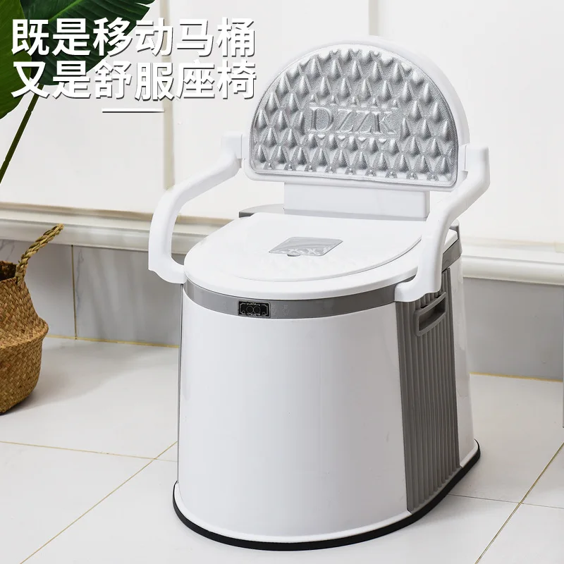 Mobile toilet for elderly, pregnant women, portable household, adult elderly, urinal, basin, and stool chair manufacturer