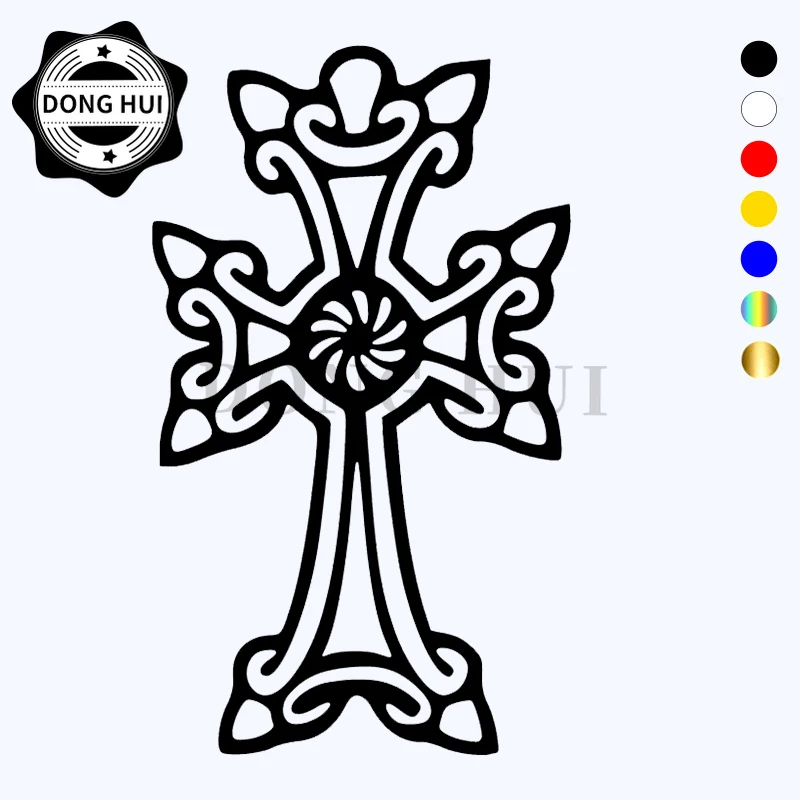 

Armenian Cross Car Sticker Mug Guitar Skateboard Laptop Camper Motocross Surfboard Decal