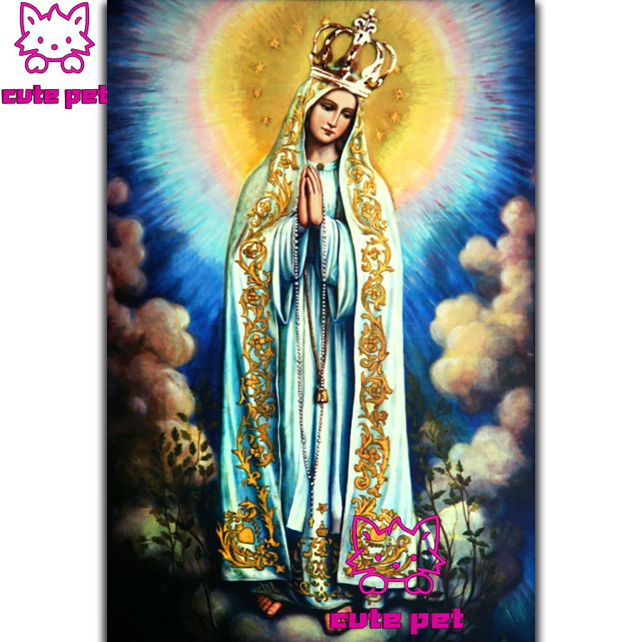 Religious icon 5D diamond mosaic Virgin prayer For Home Decor diamond Painting Cross Stitch embroidery mosaic rhinestone picture