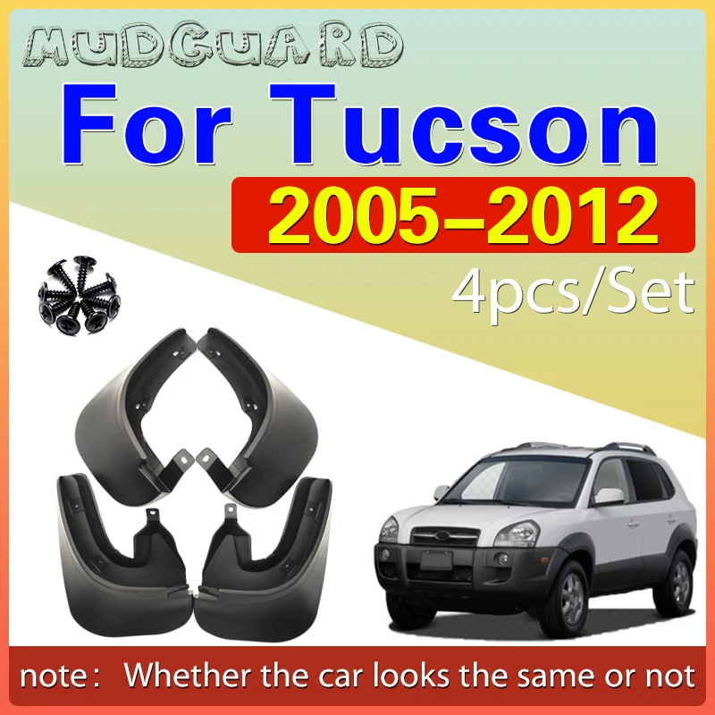 Błotniki, chlapacze, osłony przeciwbłotne do Hyundai Tucson JM 2005~2012 2006 2007 2008 2009 2010 2011, akcesoria samochodowe