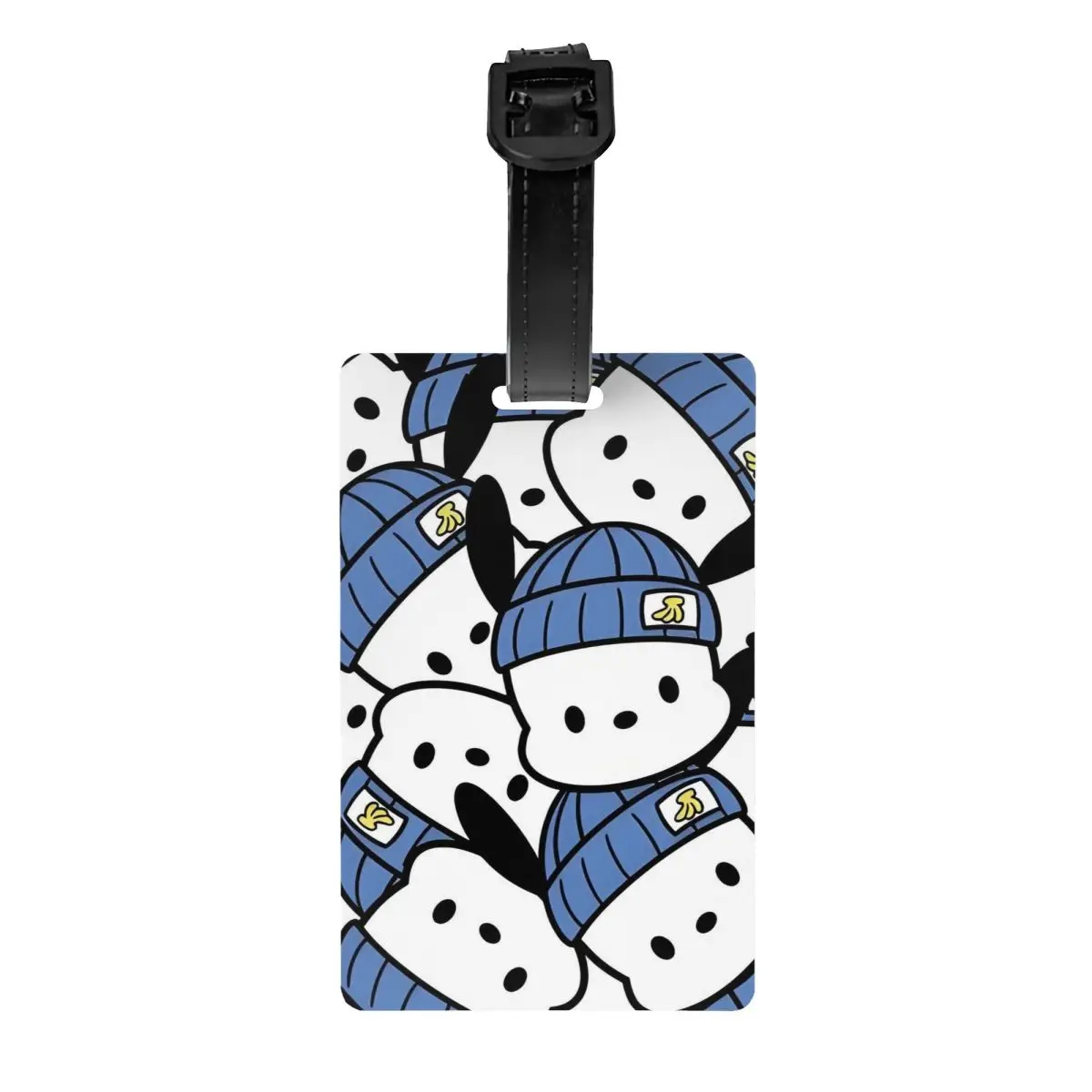 

Багажная бирка в стиле аниме Pochacco с именной карточкой, конфиденциальная обложка, идентификационная этикетка для дорожной сумки, чемодана