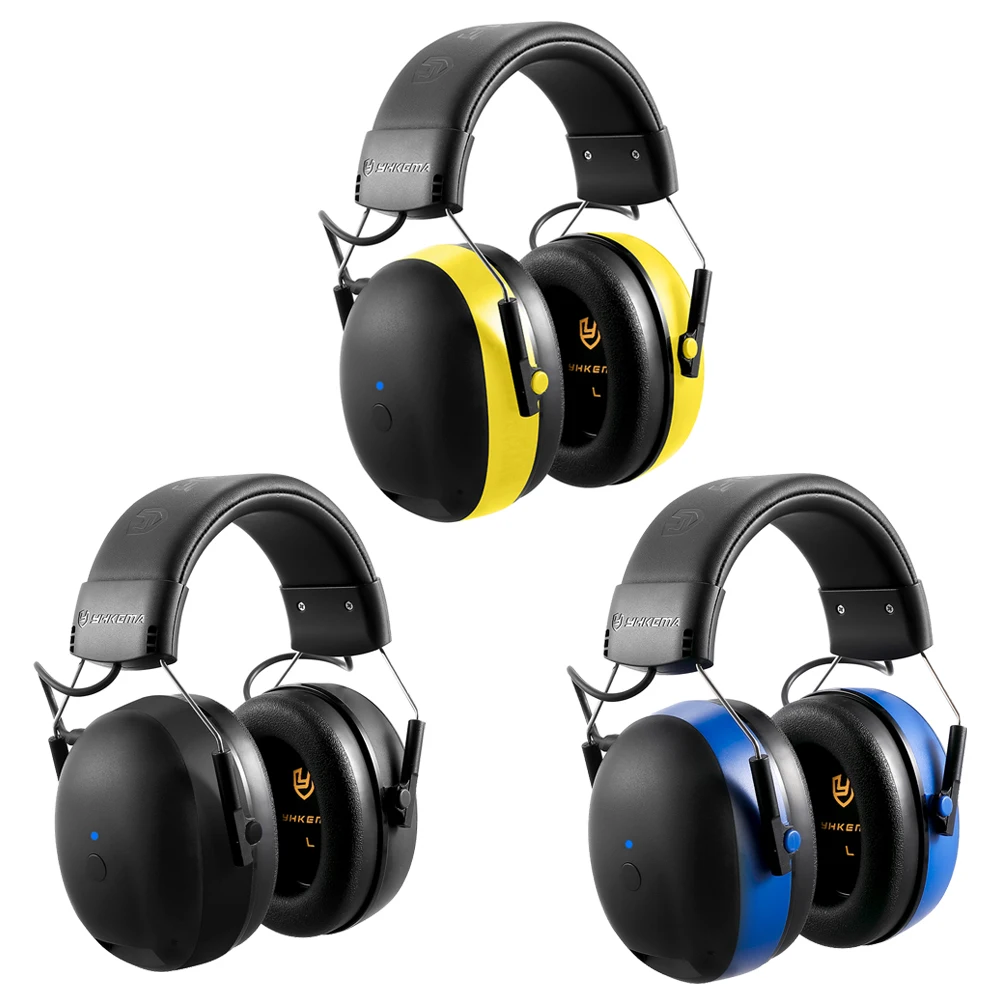 Bluetooth 6.0 Tactical Headset, Active Noise Cancelling Earmuffs for Shooting Range, Rechargeable Hearing Protector for Hunting
