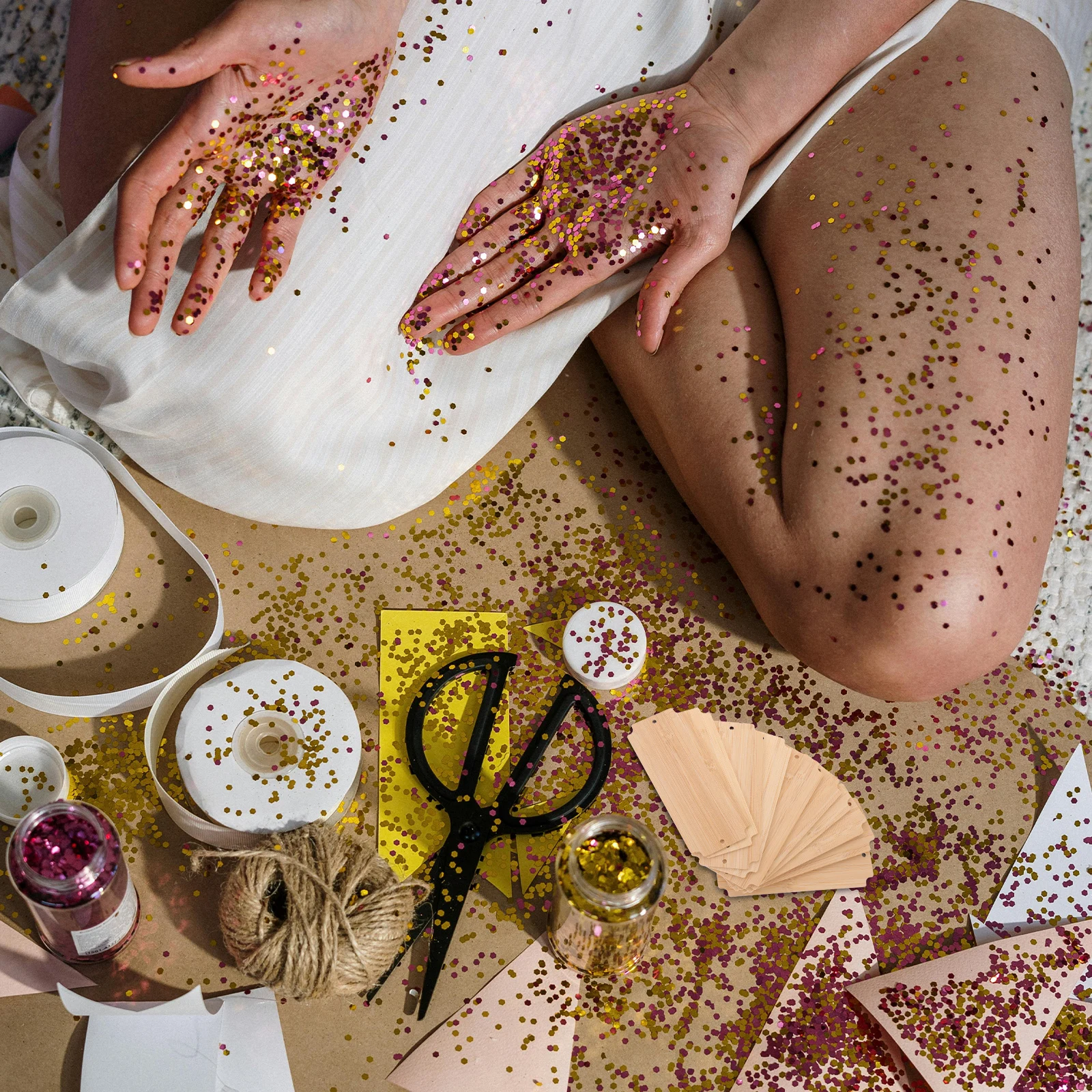 10 قطعة قواطع مستطيلة من الخيزران علامات فارغة لتقوم بها بنفسك شرائح حرفية خفيفة الوزن قابلة للكتابة هدية علامات زخرفية للرسم الإبداعي #6