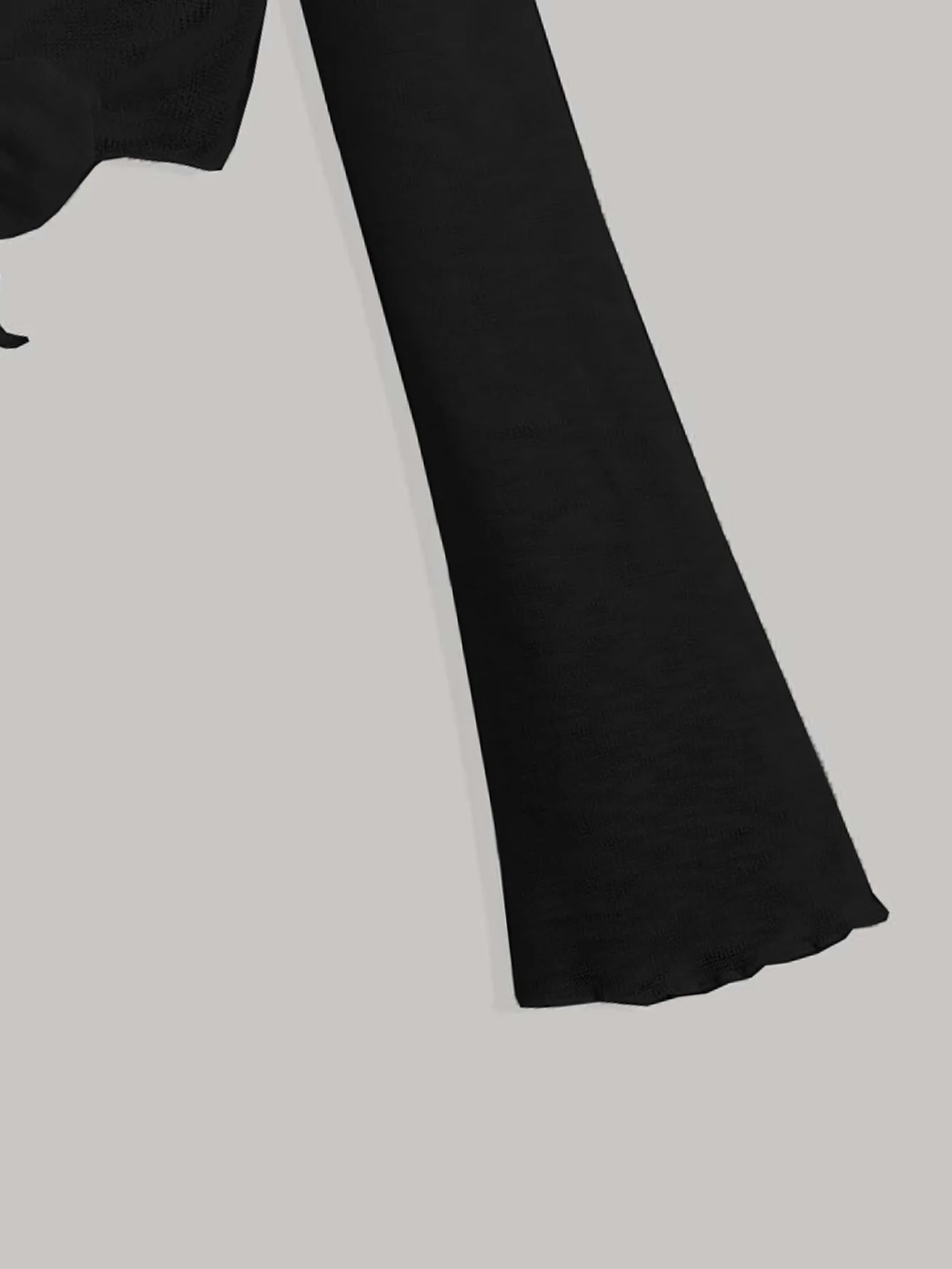 Elegante Sommer-Basic-Gaze-Strickjacke für Damen, stilvoll und bequem, leichter und atmungsaktiver Stoff – Detail 8