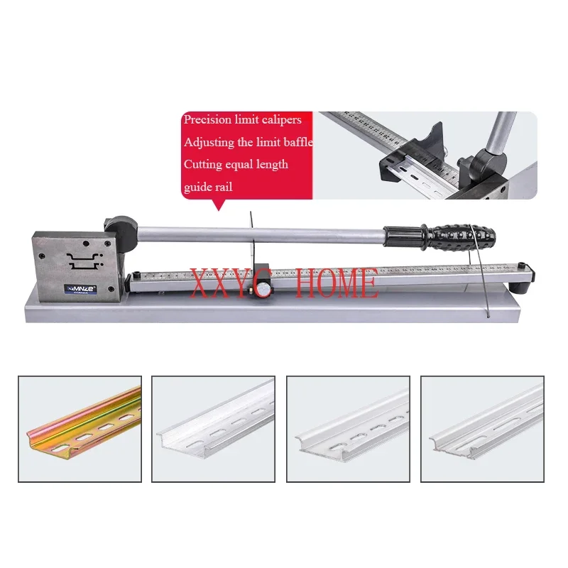 

Multifuntional Din Rail Cutter Din Rail Cutting Tool Steel Aluminum Rail Cutting Machine Easy Cut With Measure Gauge