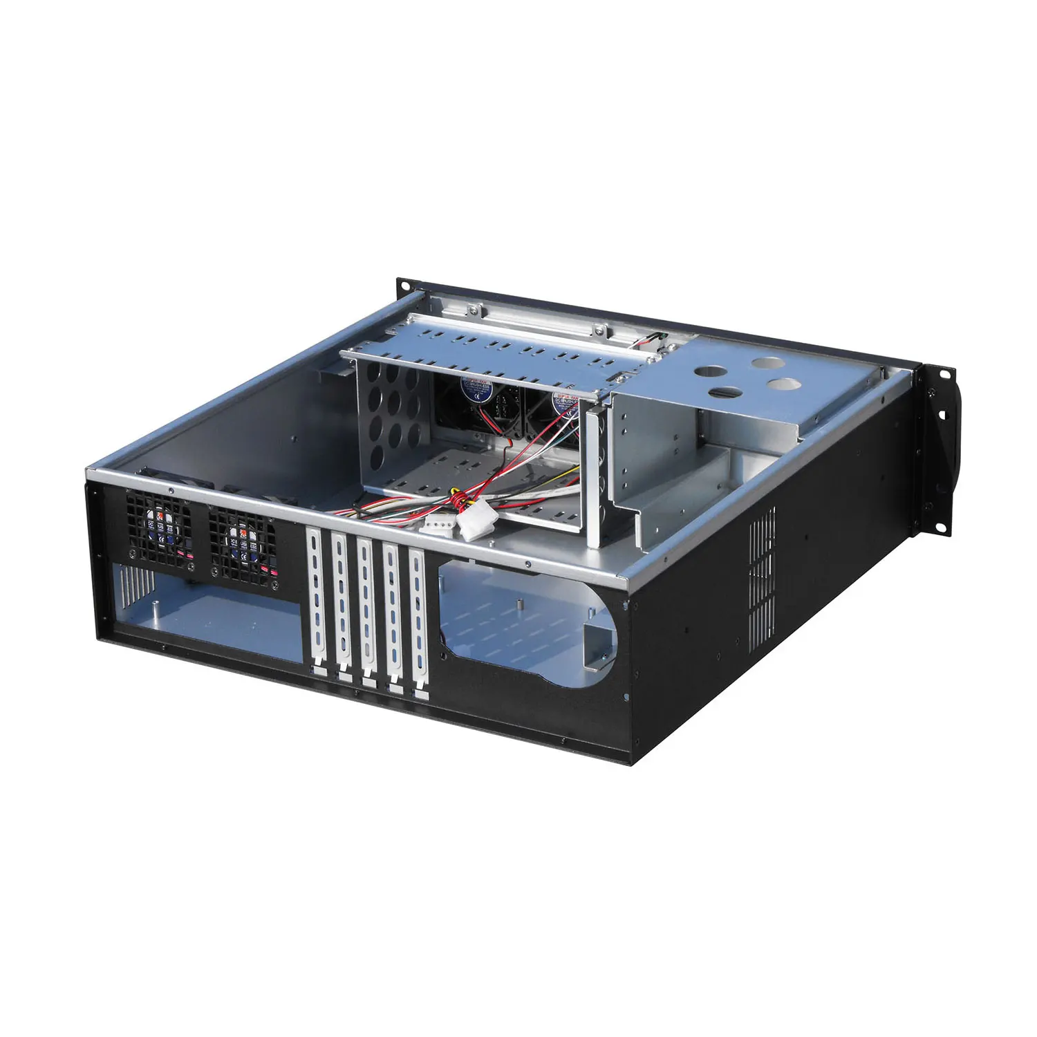 3U cabinet, server chassis, PS2 power supply, 7 3.5 \