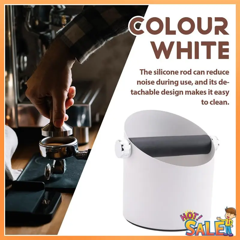 

AB68 Knock Box For Coffee With Removable Knock Bar Espresso Bin For Home Kitchen Office Espresso Machine Accessories