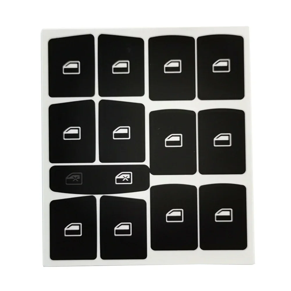 Car Clima Control Button Repair Decals Stickers- Worn Knob Switch For Audi A8 D3 Interior Accessories ESP Headlight Adjustment