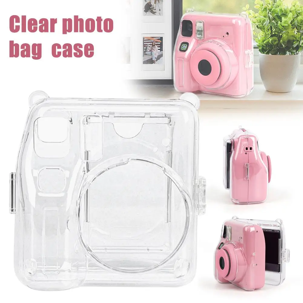  for Polaroid Transparent Photo Bag Crystal Case Scratch Resistant Storage Case Clear Photo Bag Case Accessories I4B6