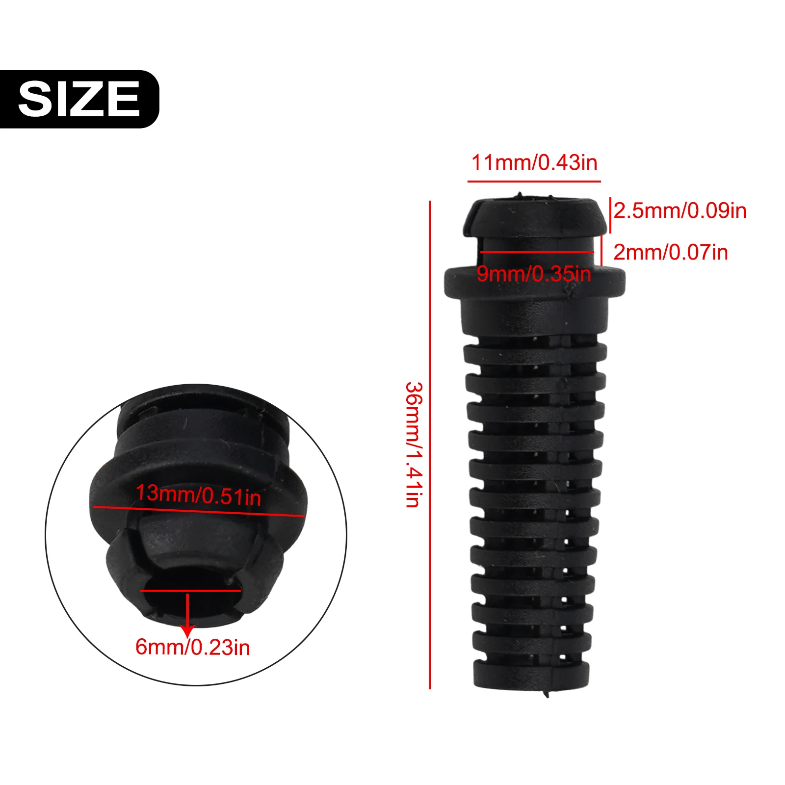 Cable for splice Connector for Aviation and Industrial Wiring Harnesses with Rubber Material for Enhanced Grip and Sealing