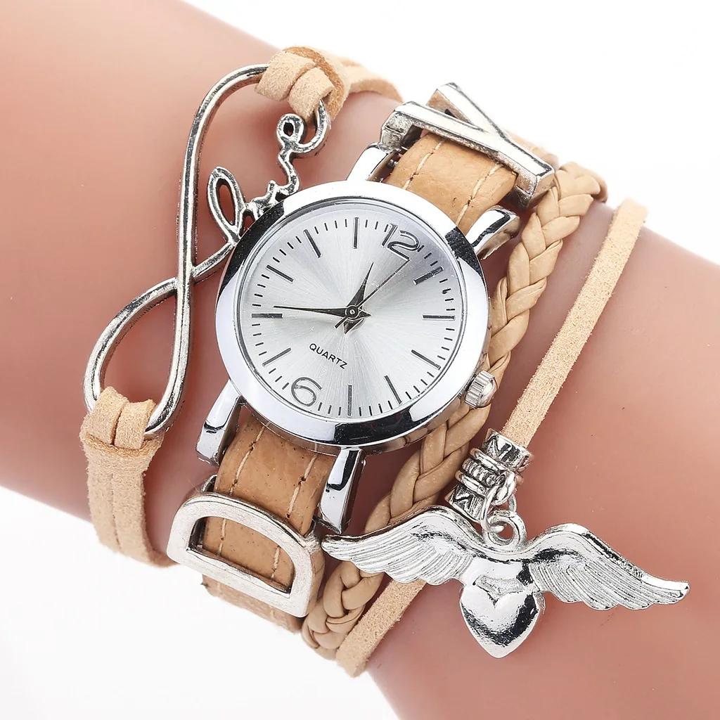 Reloj Mujer PU Leather Strap Bracelet Women Quartz Watches Fashion Casual Ladies Wristwatches Simple Woman Leather Clock Montre