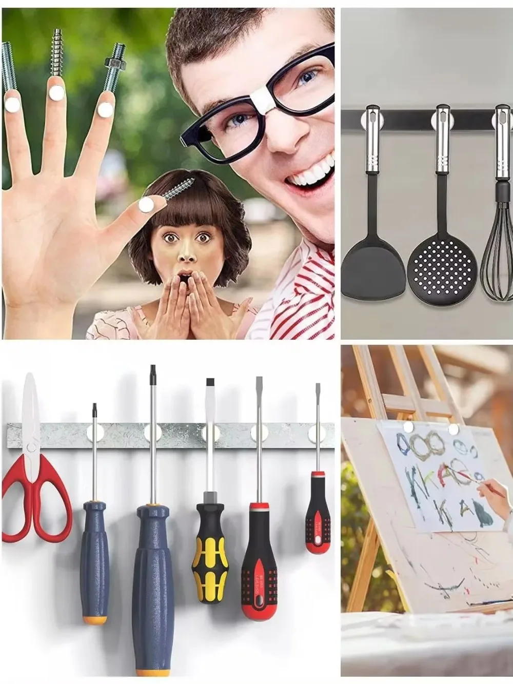 Round  Magnets, Mini Refrigerator  Magnets Disc for Whiteboard Locker Fridge DIY Crafts