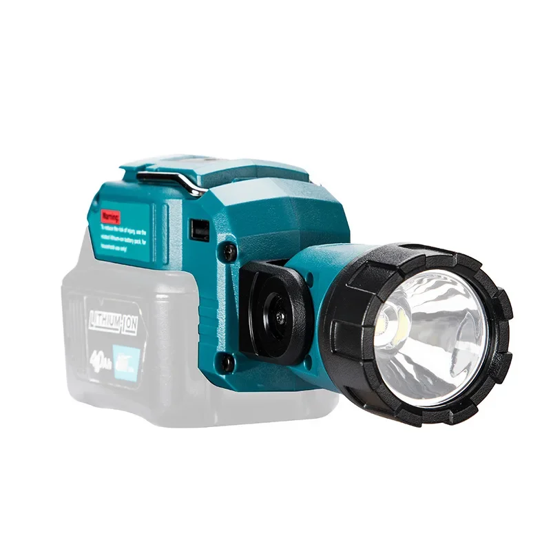 Lámpara de trabajo portátil para Makita DCB120, luz LED inalámbrica con batería de iones de litio de 10,8 V y 12V, herramienta de batería de foco