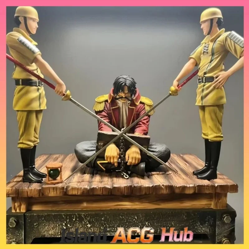 

One Piece Series BT Soldier Execution Platform Roger Handcuffs Scene Figure Anime Statue Model Toy Gift
